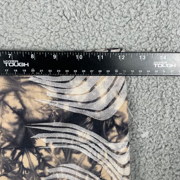 Athleta Women Small Tan Black Motivate Seamless Short Tie Dye Print Biker Shorts - Picture 2 of 11